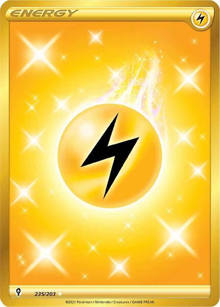 Lightning Energy (Secret) (235/203) [SWSH07 Evolving Skies]