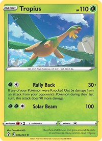Tropius (006/203) [SWSH07 Evolving Skies]