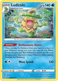 Ludicolo (034/203) [SWSH07 Evolving Skies]