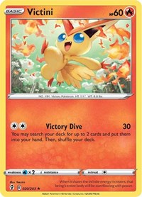 Victini (020/203) [SWSH07 Evolving Skies]
