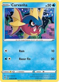Carvanha (035/203) [SWSH07 Evolving Skies]