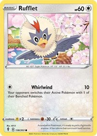 Rufflet (136/203) [SWSH07 Evolving Skies]