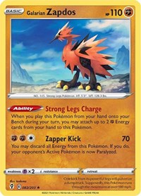 Galarian Zapdos (082/203) [SWSH07 Evolving Skies]