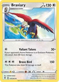 Braviary (137/203) [SWSH07 Evolving Skies]
