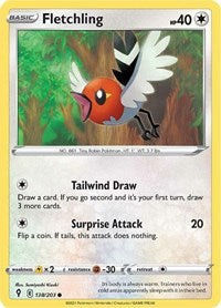 Fletchling (138/203) [SWSH07 Evolving Skies]