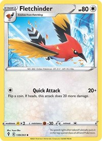 Fletchinder (139/203) [SWSH07 Evolving Skies]