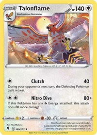 Talonflame (140/203) [SWSH07 Evolving Skies]
