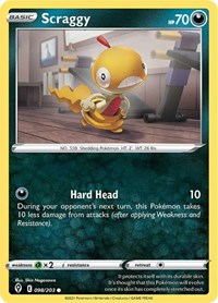 Scraggy (098/203) [SWSH07 Evolving Skies]