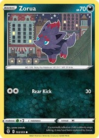 Zorua (102/203) [SWSH07 Evolving Skies]