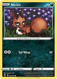 Nickit (104/203) [SWSH07 Evolving Skies]