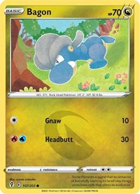 Bagon (107/203) [SWSH07 Evolving Skies]