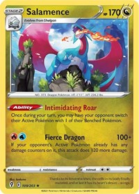 Salamence (109/203) [SWSH07 Evolving Skies]