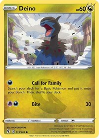 Deino (113/203) [SWSH07 Evolving Skies]