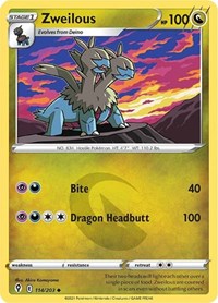 Zweilous (114/203) [SWSH07 Evolving Skies]