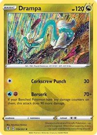 Drampa (119/203) [SWSH07 Evolving Skies]