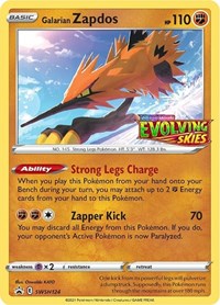 Galarian Zapdos - SWSH124 (Prerelease) (SWSH124) [SWSH Sword and Shield Promo Cards]