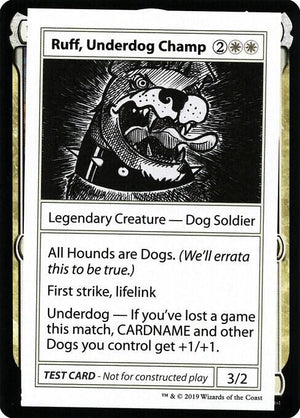 Ruff, Underdog Champ (No PW Symbol) [Mystery Booster: Convention Edition Exclusives]