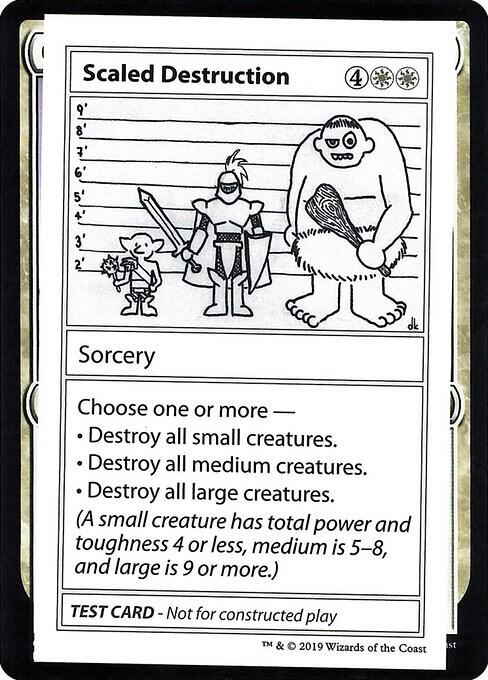 Scaled Destruction (No PW Symbol) [Mystery Booster: Convention Edition Exclusives]