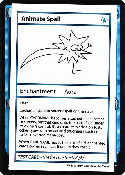 Animate Spell (No PW Symbol) [Mystery Booster: Convention Edition Exclusives]
