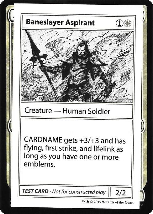 Baneslayer Aspirant (No PW Symbol) [Mystery Booster: Convention Edition Exclusives]
