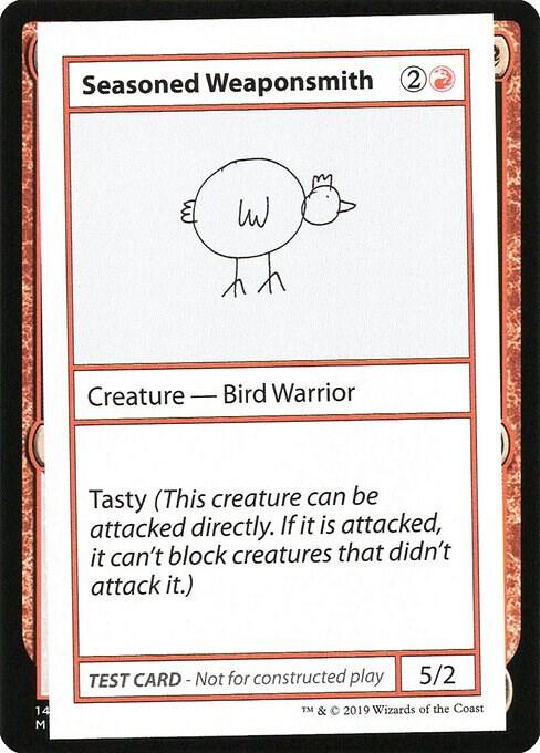 Seasoned Weaponsmith (No PW Symbol) [Mystery Booster: Convention Edition Exclusives]