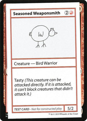 Seasoned Weaponsmith (No PW Symbol) [Mystery Booster: Convention Edition Exclusives]