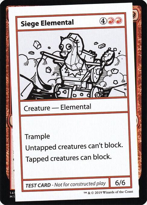 Siege Elemental (No PW Symbol) [Mystery Booster: Convention Edition Exclusives]