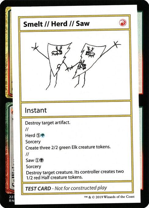 Smelt // Herd // Saw (No PW Symbol) [Mystery Booster: Convention Edition Exclusives]