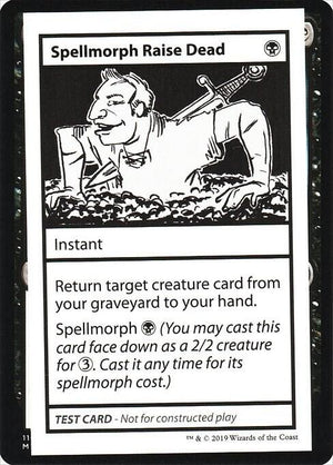 Spellmorph Raise Dead (No PW Symbol) [Mystery Booster: Convention Edition Exclusives]