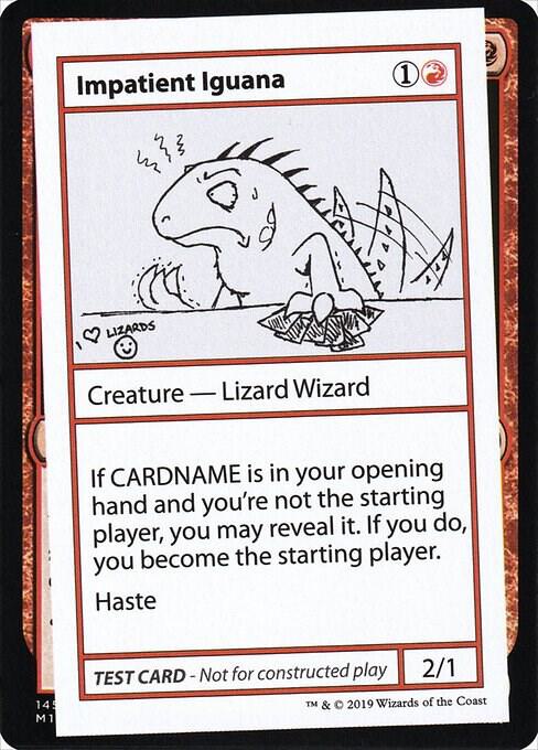 Impatient Iguana (No PW Symbol) [Mystery Booster: Convention Edition Exclusives]