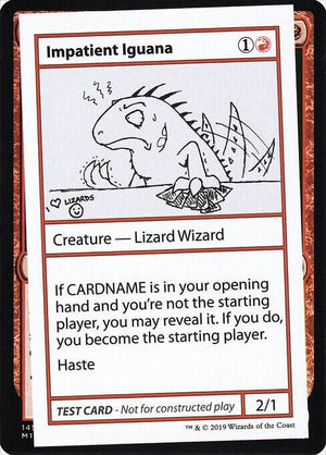 Impatient Iguana (No PW Symbol) [Mystery Booster: Convention Edition Exclusives]