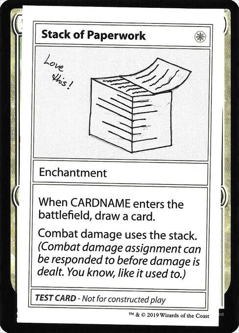 Stack of Paperwork (No PW Symbol) [Mystery Booster: Convention Edition Exclusives]