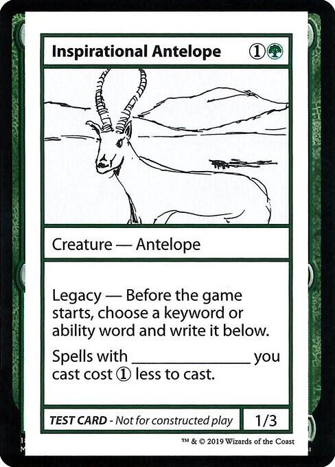 Inspirational Antelope (No PW Symbol) [Mystery Booster: Convention Edition Exclusives]