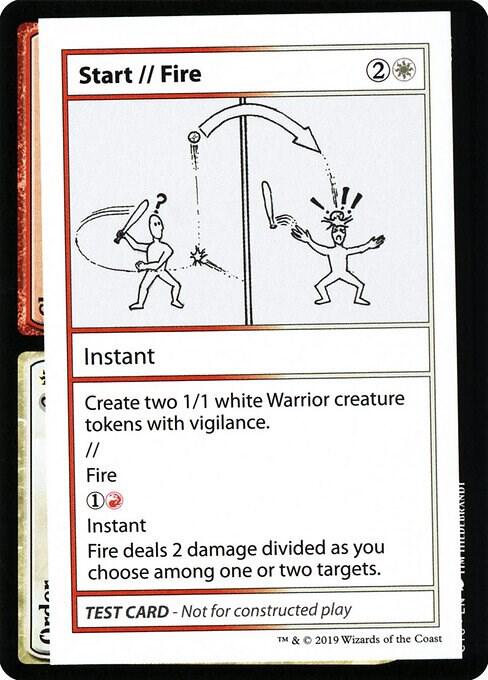 Start // Fire (No PW Symbol) [Mystery Booster: Convention Edition Exclusives]