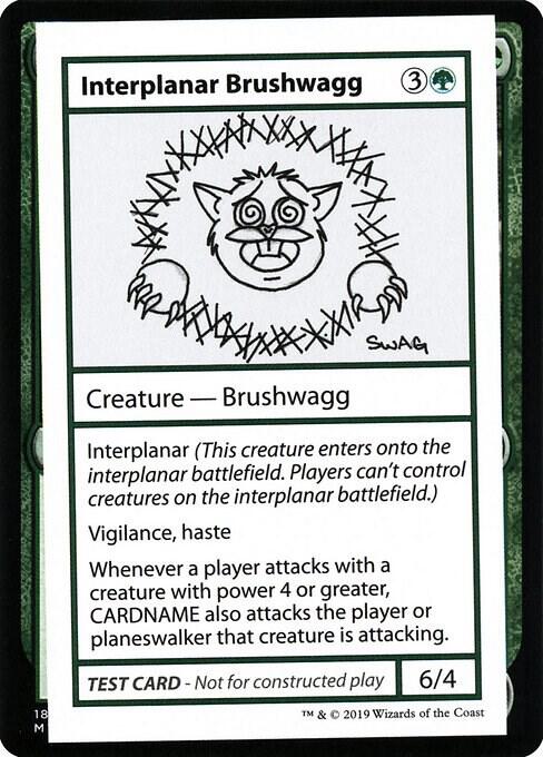Interplanar Brushwagg (No PW Symbol) [Mystery Booster: Convention Edition Exclusives]
