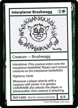 Interplanar Brushwagg (No PW Symbol) [Mystery Booster: Convention Edition Exclusives]