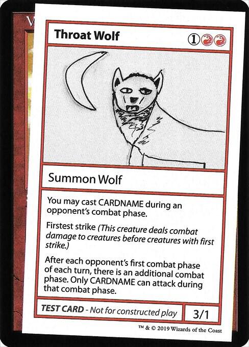 Throat Wolf (No PW Symbol) [Mystery Booster: Convention Edition Exclusives]