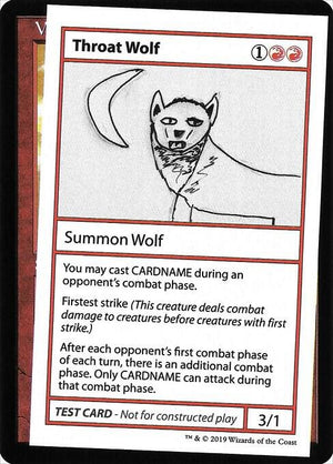 Throat Wolf (No PW Symbol) [Mystery Booster: Convention Edition Exclusives]
