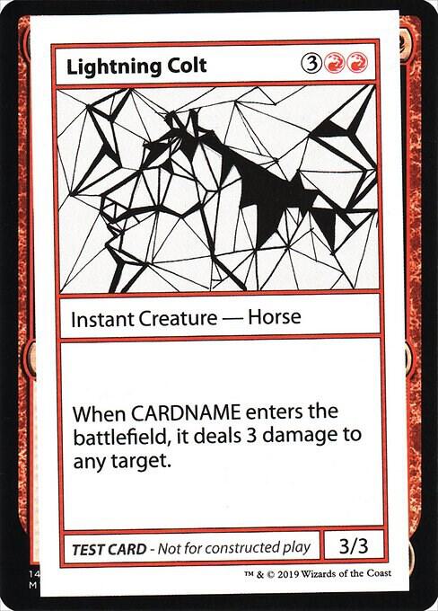 Lightning Colt (No PW Symbol) [Mystery Booster: Convention Edition Exclusives]