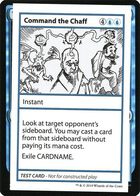 Command the Chaff (No PW Symbol) [Mystery Booster: Convention Edition Exclusives]