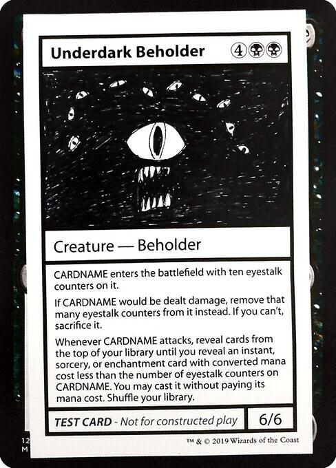 Underdark Beholder (No PW Symbol) [Mystery Booster: Convention Edition Exclusives]