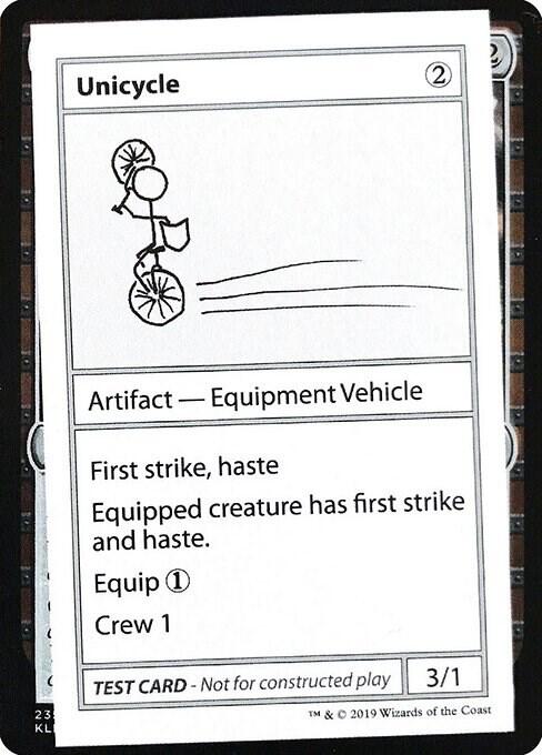 Unicycle (No PW Symbol) [Mystery Booster: Convention Edition Exclusives]