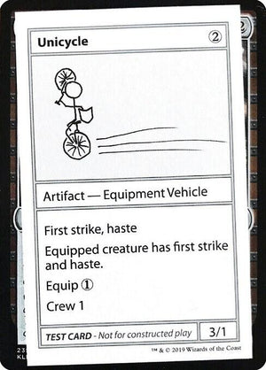 Unicycle (No PW Symbol) [Mystery Booster: Convention Edition Exclusives]