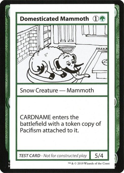 Domesticated Mammoth (No PW Symbol) [Mystery Booster: Convention Edition Exclusives]