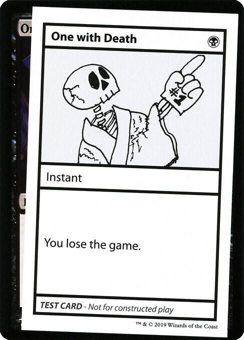 One With Death (No PW Symbol) [Mystery Booster: Convention Edition Exclusives]