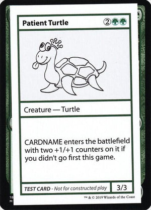 Patient Turtle (No PW Symbol) [Mystery Booster: Convention Edition Exclusives]