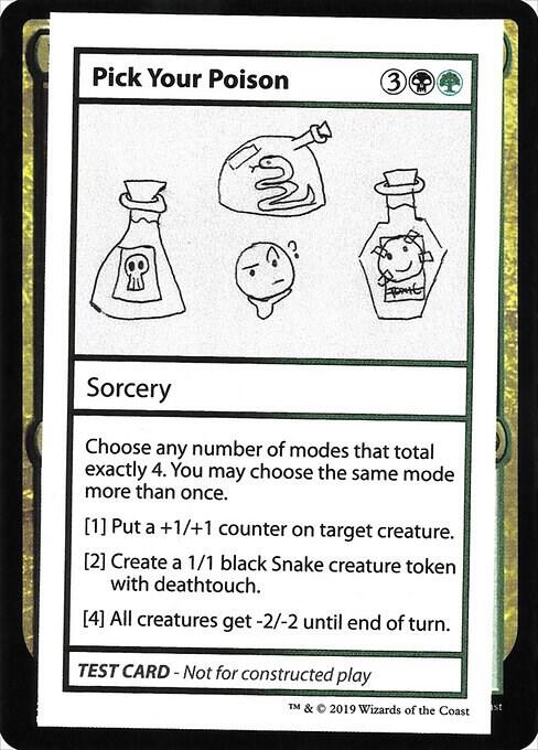Pick Your Poison (No PW Symbol) [Mystery Booster: Convention Edition Exclusives]