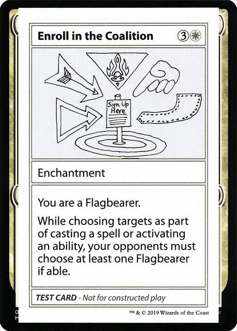 Enroll in the Coalition (No PW Symbol) [Mystery Booster: Convention Edition Exclusives]