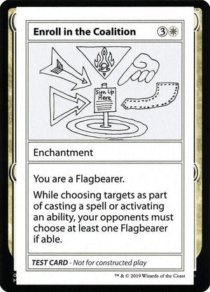 Enroll in the Coalition (No PW Symbol) [Mystery Booster: Convention Edition Exclusives]