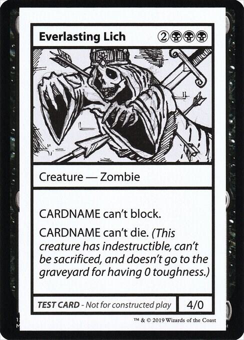 Everlasting Lich (No PW Symbol) [Mystery Booster: Convention Edition Exclusives]